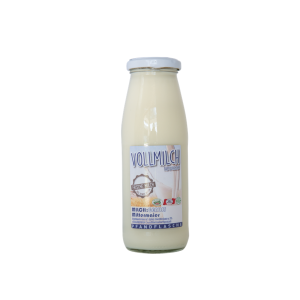 0,5 Liter Vollmilch